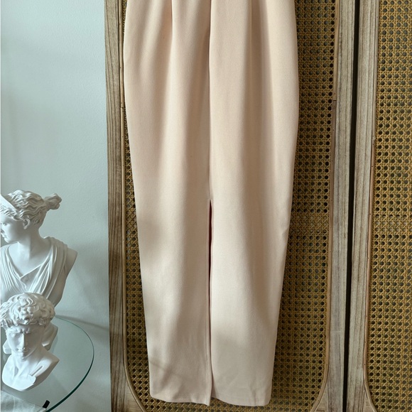 U-NECKLINE MAXI DRESS BEIGE - Picture 15 of 16
